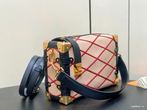 WIS LOUIS Trunk PM-21*14*6CM Side VUITTON 1124